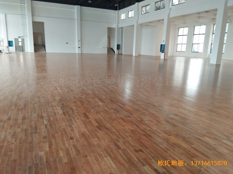 長沙開福區福鑫苑幼兒園運動館體育木地板施工案例5