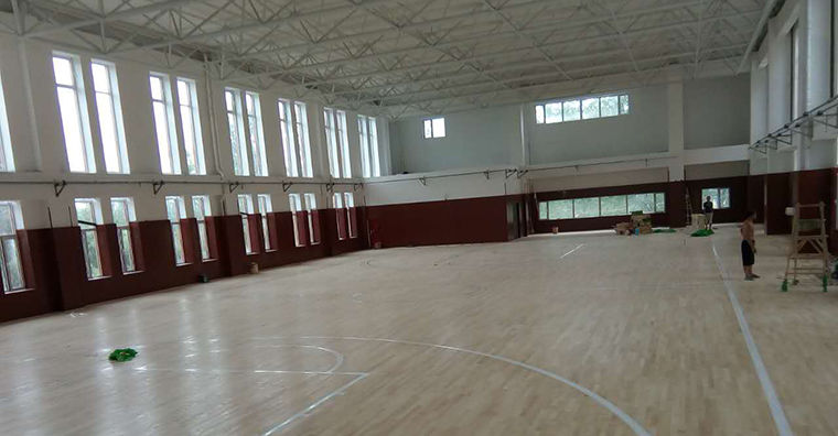 濱州南海小學籃球館項目安裝流程