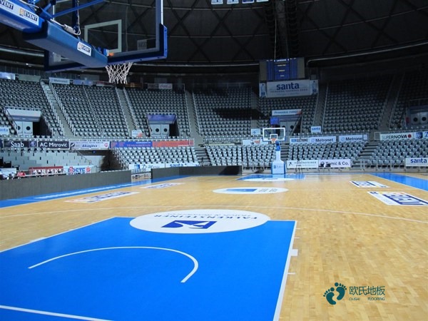 大學(xué)運動籃球木地板價格低